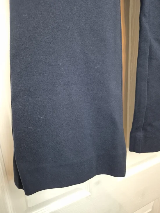 Banana Republic Navy Cropped Bootcut Pullon Pants Medium Petite - Picture 5 of 8